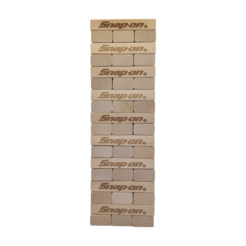 Large Wooden Block Stacking Game