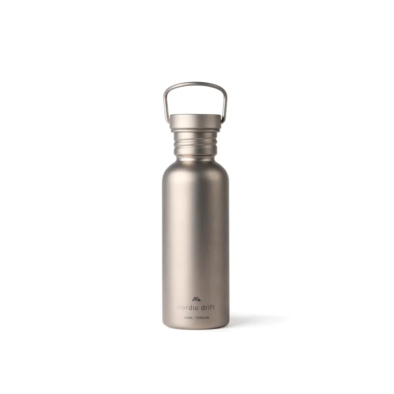 Nordic Drift Trail Ultra Light Titanium 600ml Water Bottle