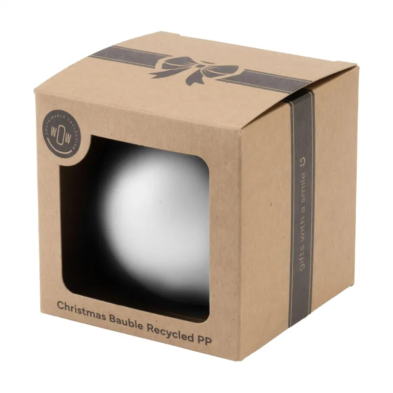 Christmas Bauble Ø 7cm Recycled PP Box - Made in Europe