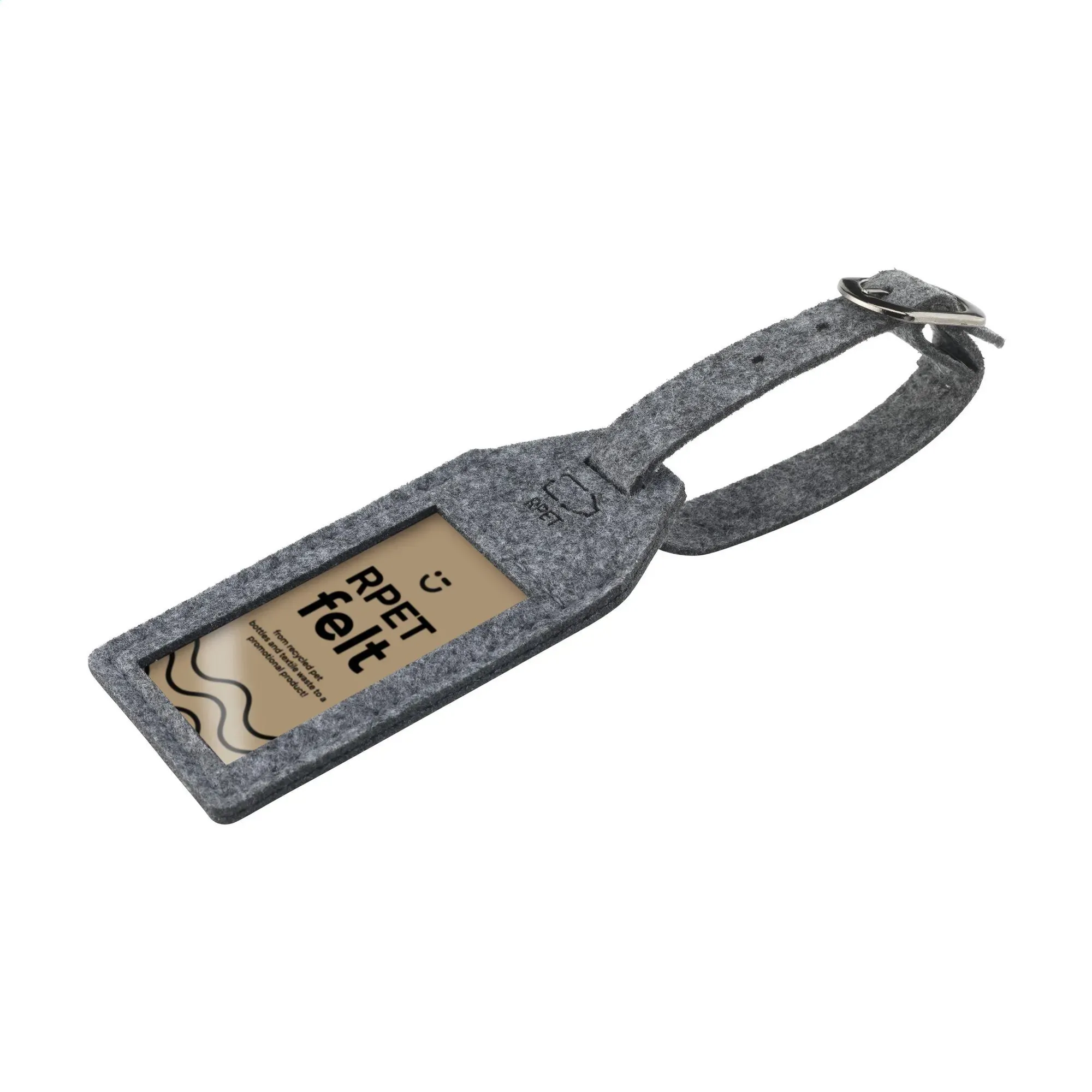 RPET Felt GRS Luggage Tag luggage tag