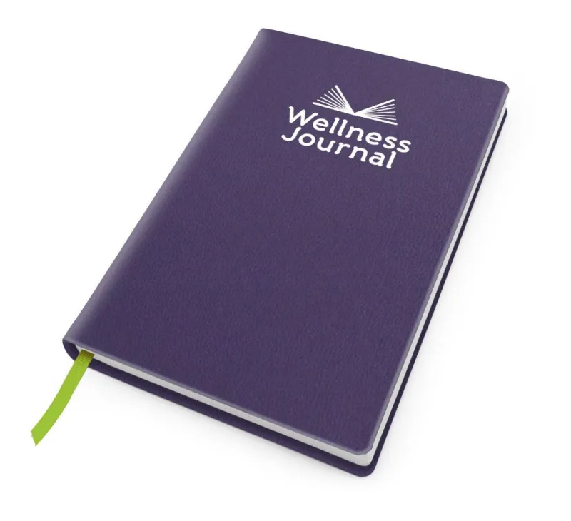 Wellness Journal, choose from 8 colours in vegan Recycled Como.