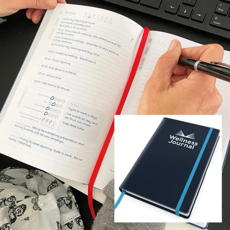 Belluno PU A5 Wellness Journal