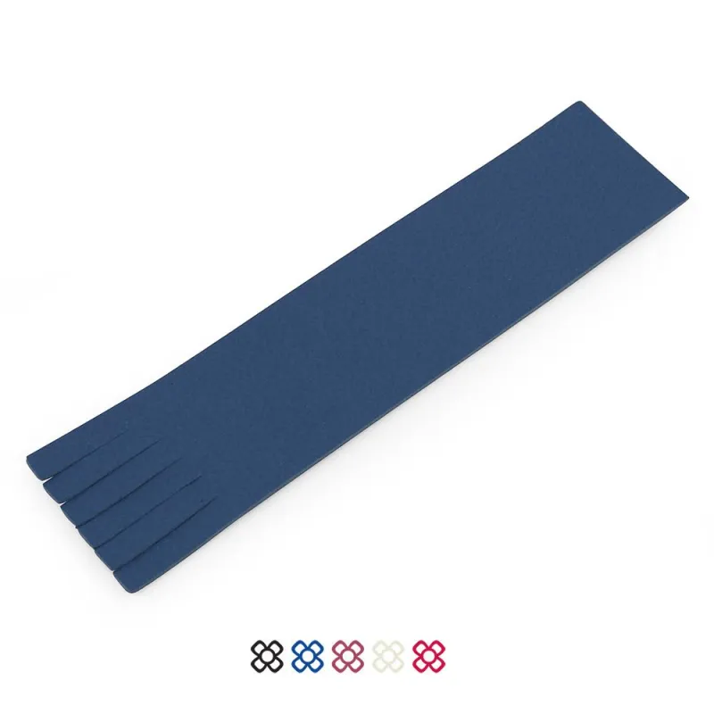 Book Mark in Belluno, a vegan coloured leatherette with a subtle grain.
