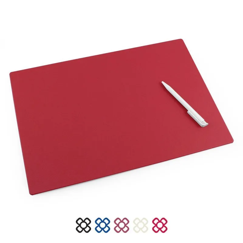 Large Desk or Table Mat, finished in COMO a quality recycled vegan material.