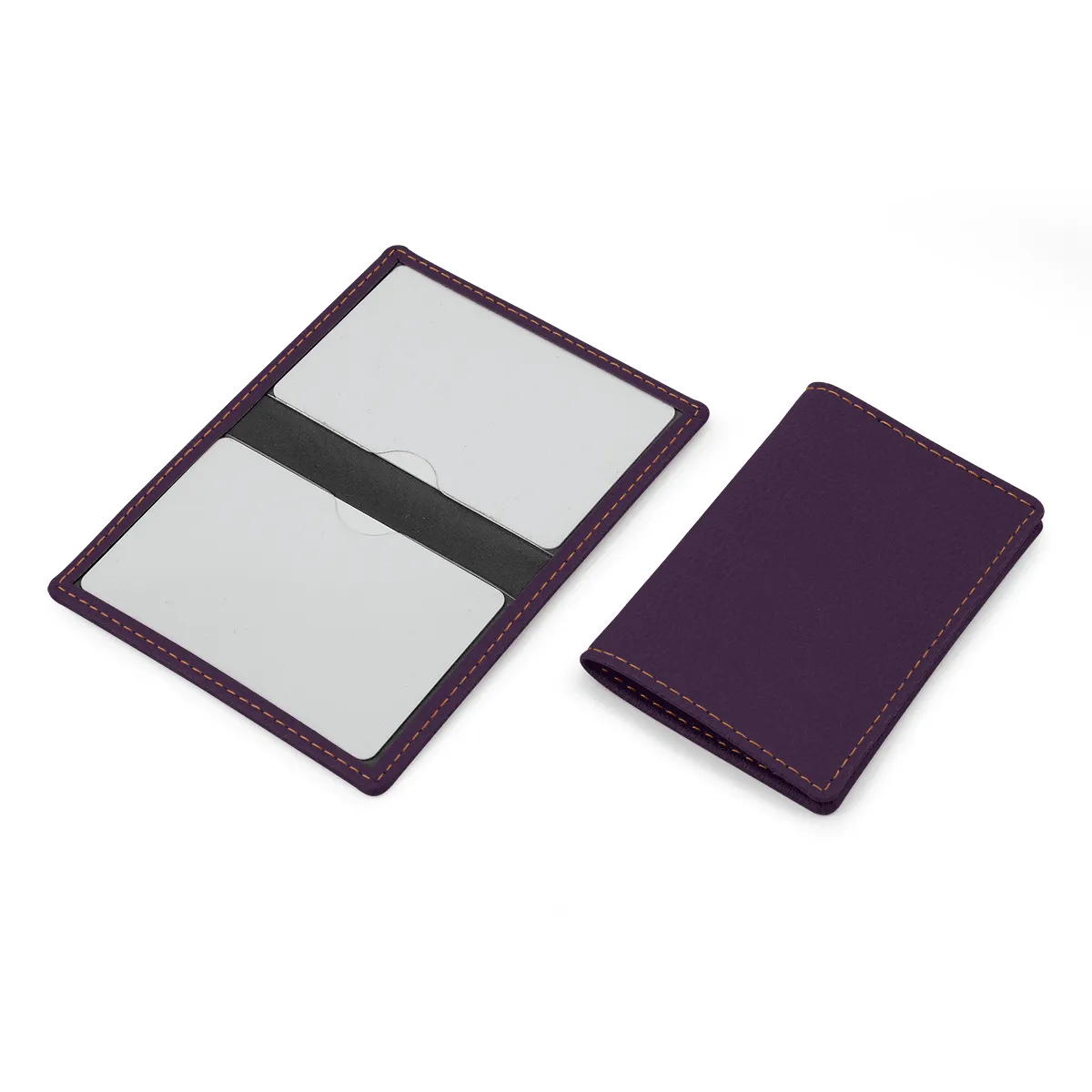 Credit or Travel Card Case in recycled Como, a quality vegan PU.