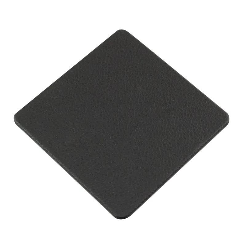 Square Coaster in recycled Como, a quality vegan PU.