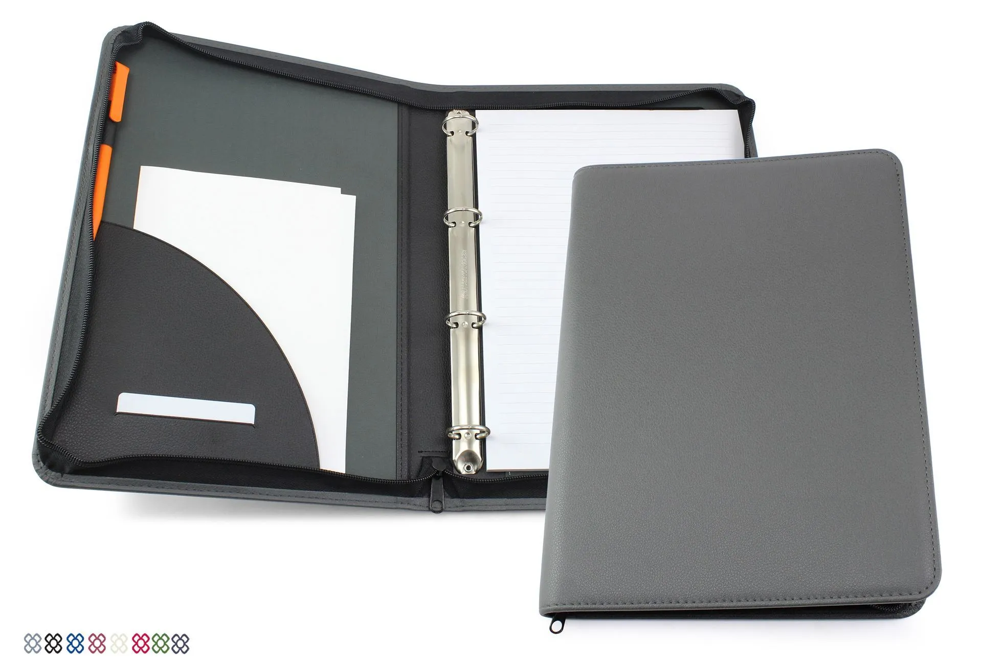 Como Recycled a4 Zipped Ring Binder