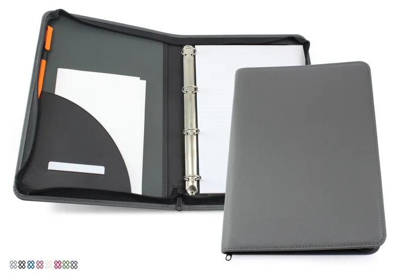 Como Recycled a4 Zipped Ring Binder