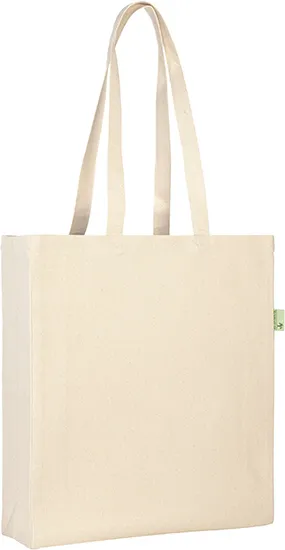 Dymchurch Recycled 10oz (340gsm) Cotton Shopper Tote