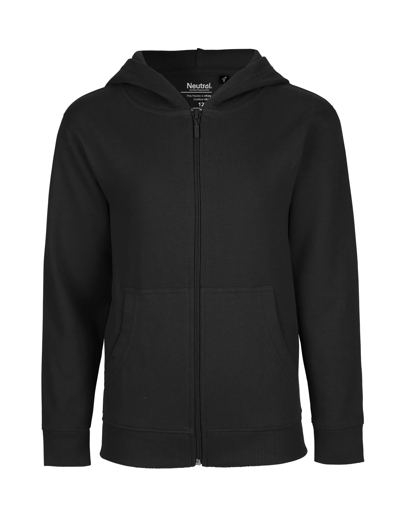 Neutral Kids Hoodie w. Zip