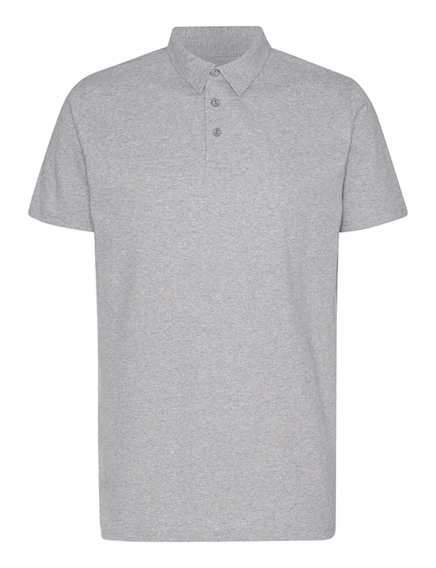 Neutral Recycled Cotton Polo