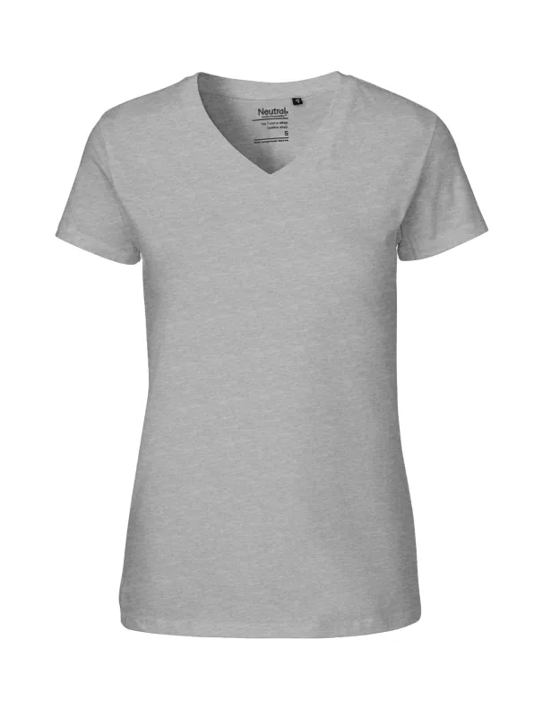 Neutral Ladies V-neck T-shirt