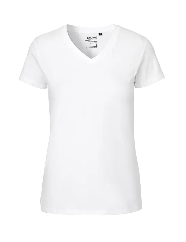 Neutral Ladies V-neck T-shirt