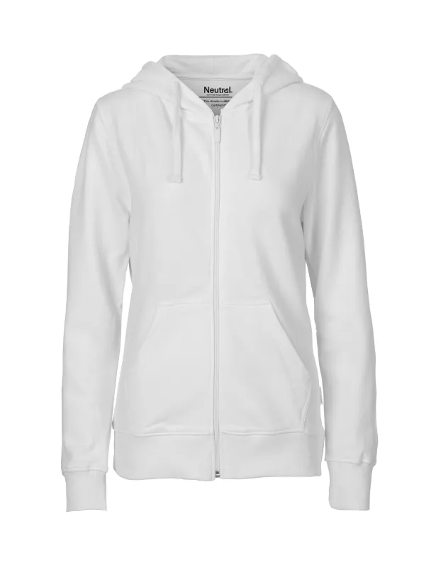 Neutral Ladies Hoodie w. Zip