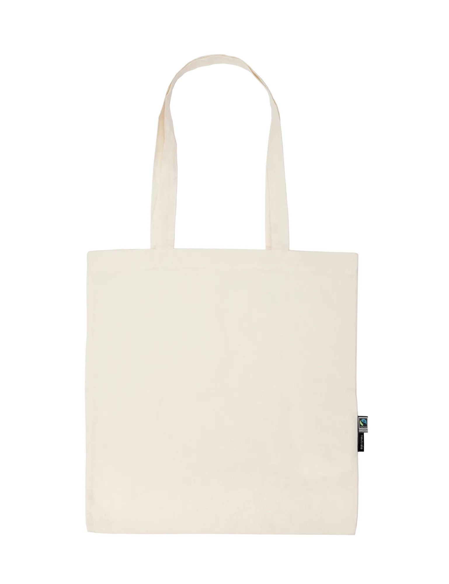 Neutral Shopping Bag w. Long Handles
