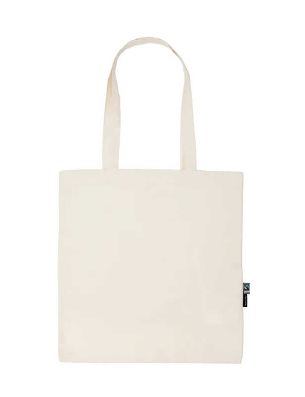 Neutral Shopping Bag w. Long Handles