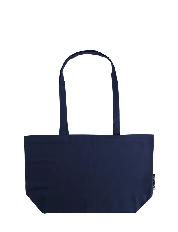 Neutral Shopping Bag w. Gusset