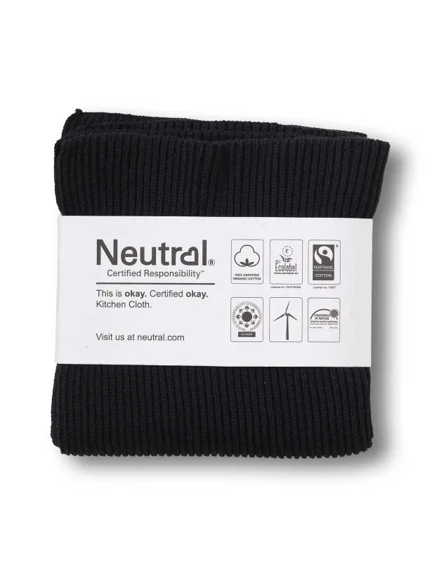 Neutral Rib Knit Kitchen Cloth (Pack of 2 pieces)