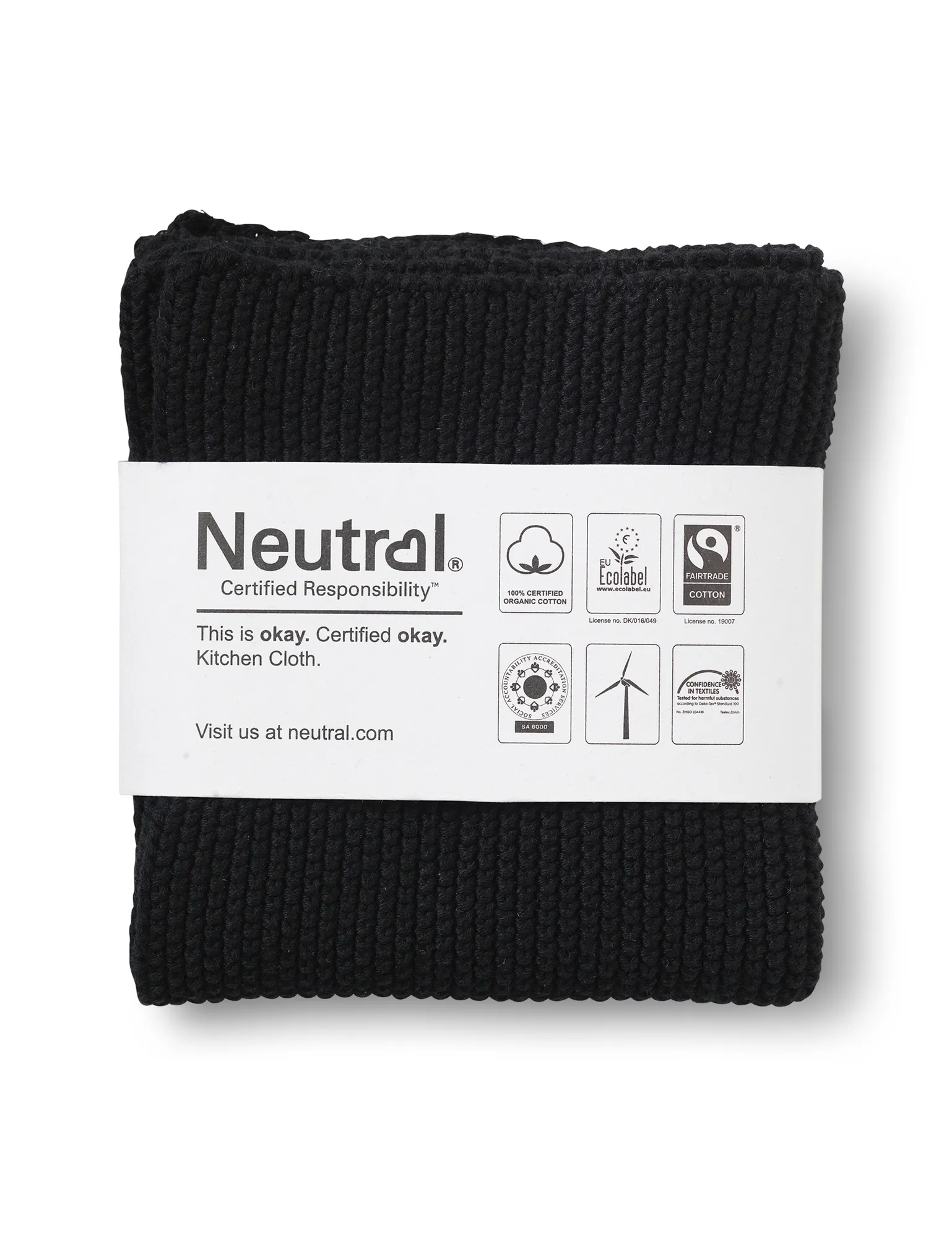 Neutral Pearl Knit Kitchen Cloth (Pack of 2 pieces)