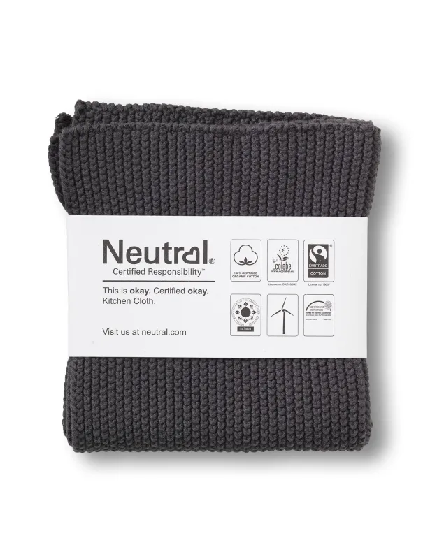 Neutral Pearl Knit Kitchen Cloth (Pack of 2 pieces)