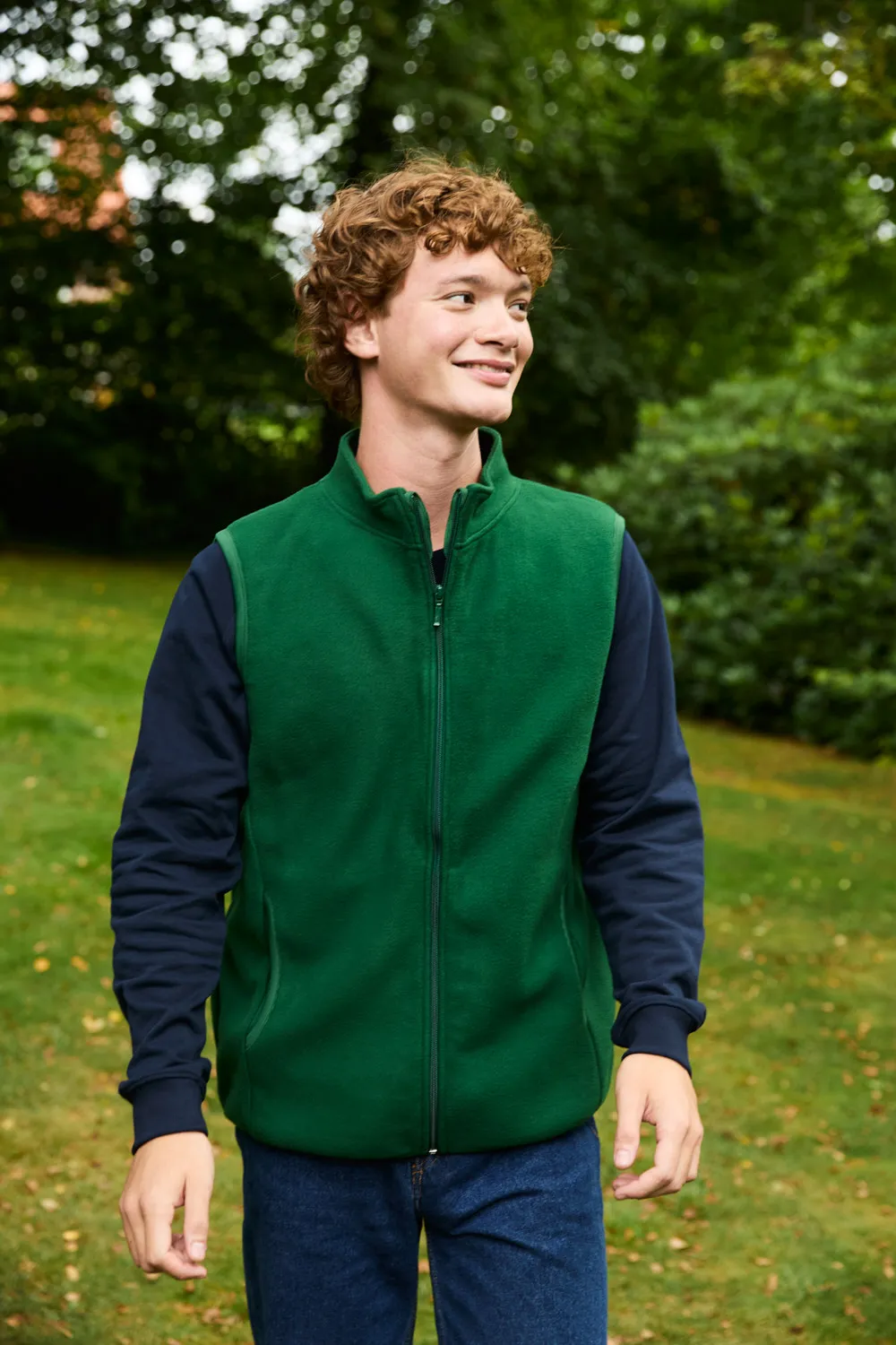 Neutral Recycled Fleece Vest