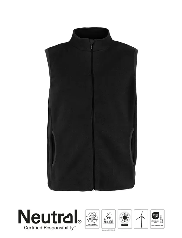 Neutral Recycled Fleece Vest