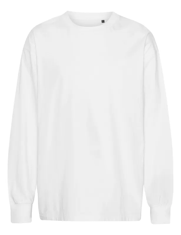 Unisex Tiger Cotton Oversized LS T-shirt