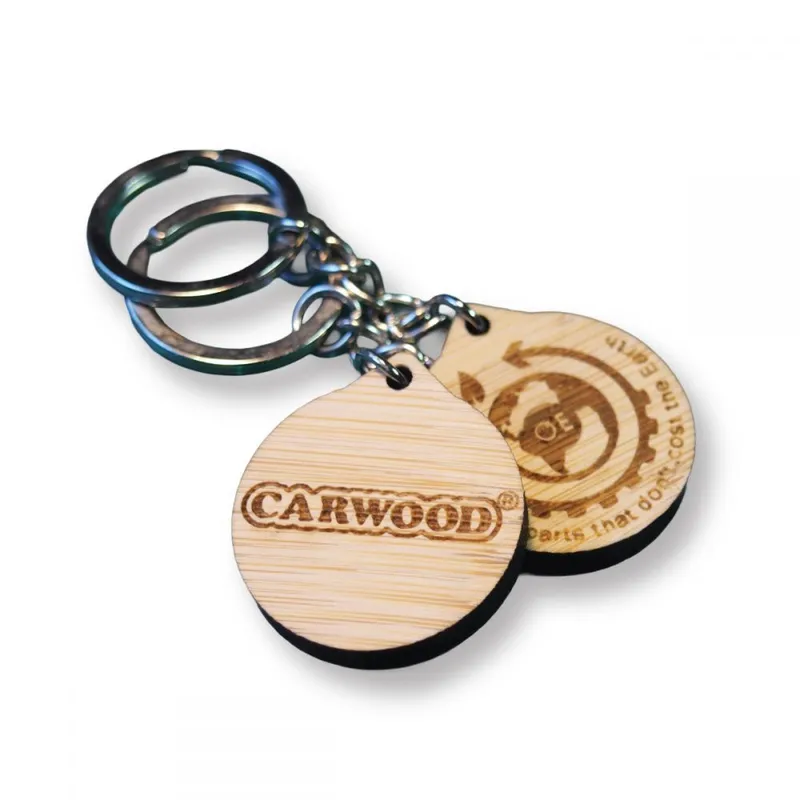 Bamboo Keyring (20mm)