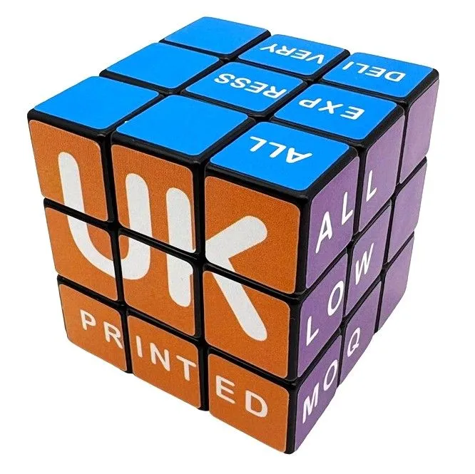 Express All 6 Faces Printed UK Rubik's Cube 3x3 (UK Stock)