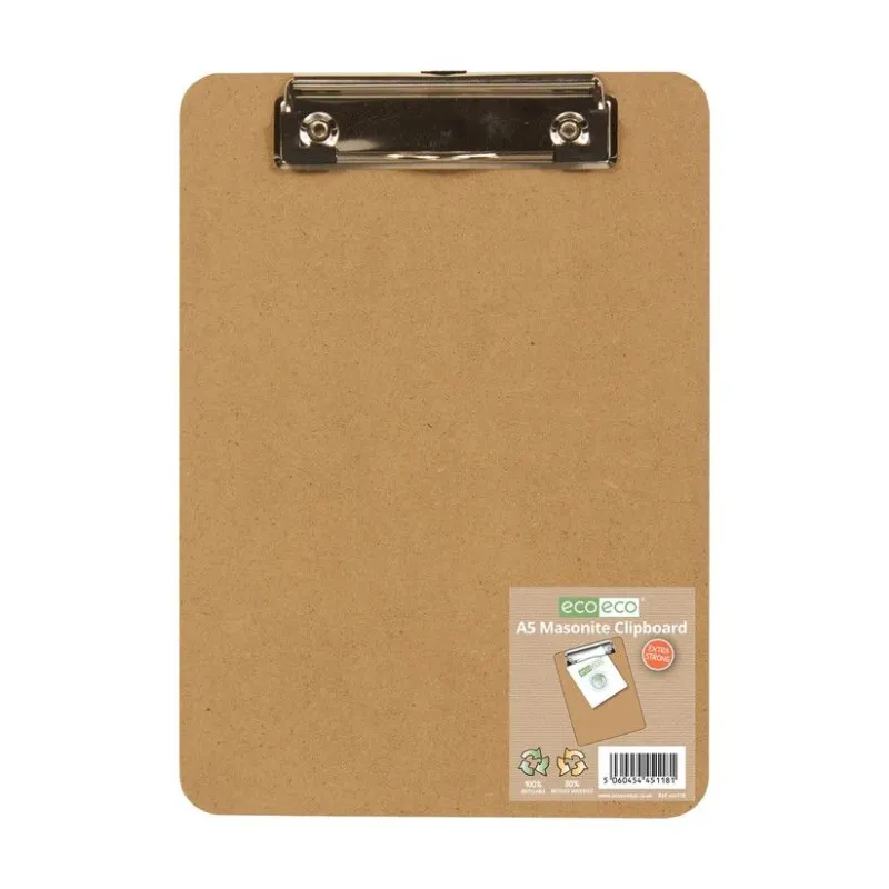Eco-Eco A5 Masonite Clipboard (UK Stock)