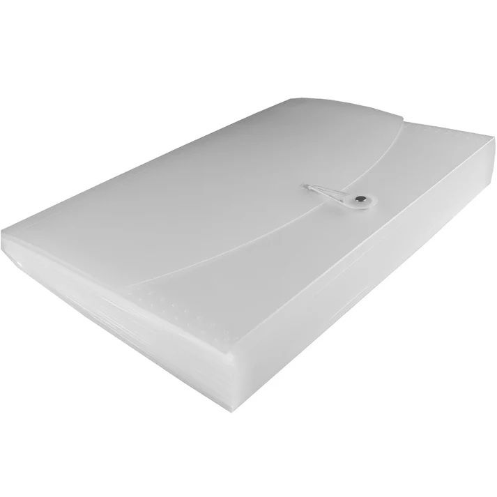 Eco-Eco A4 50% Recycled 13 Pocket Clear Expanding File (UK Stock)