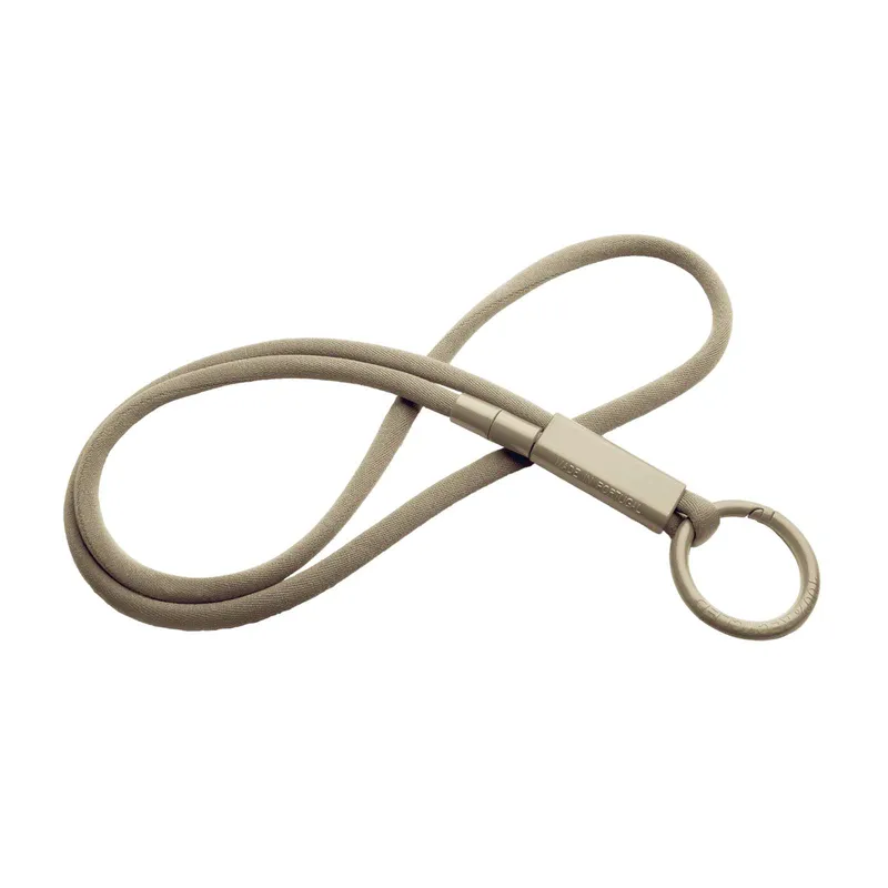 Tubyard lanyard with recycled plastic tube