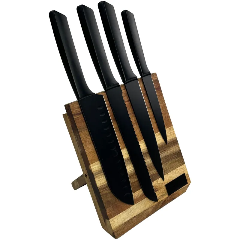 SCX.design K04 kitchen knives and cutting board set