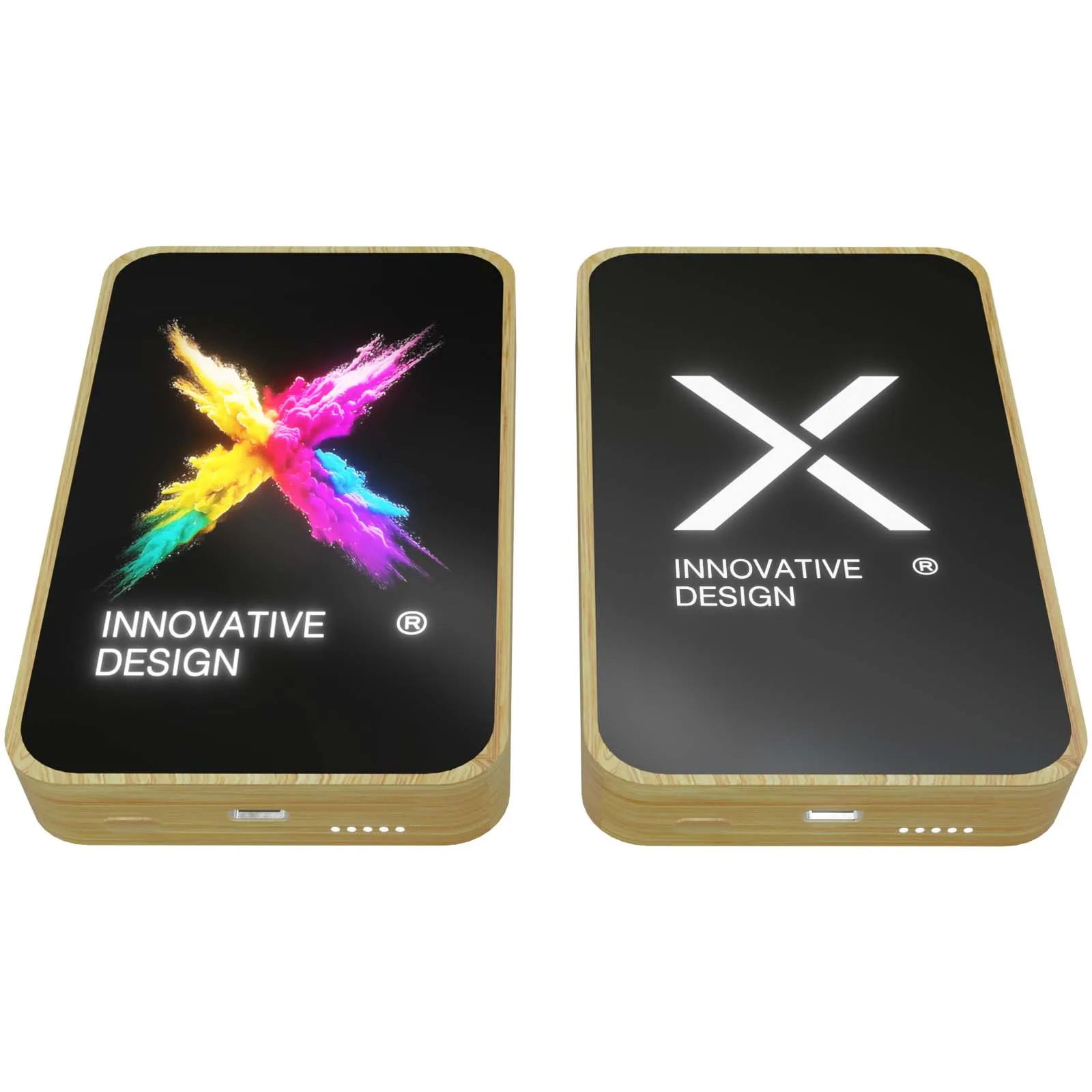 SCX.design P26 15W 5000 mAh wooden MagSafe power bank