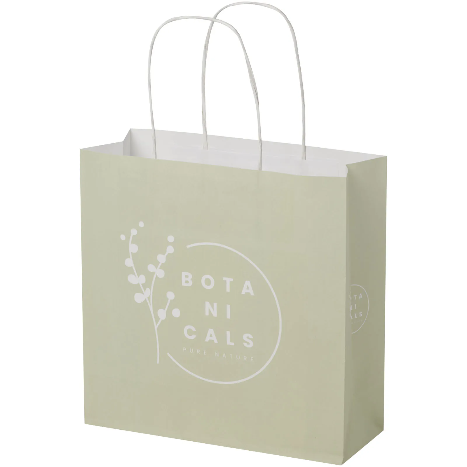 Kraft 120 g/m2 paper bag with twisted handles - 24 x 9 x 24 cm