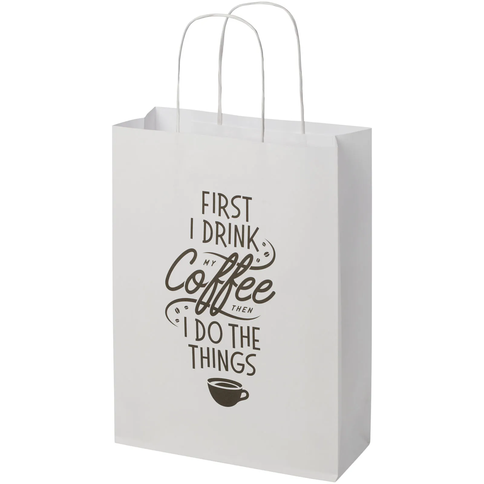 Kraft 120 g/m2 paper bag with twisted handles - 24 x 9 x 32 cm