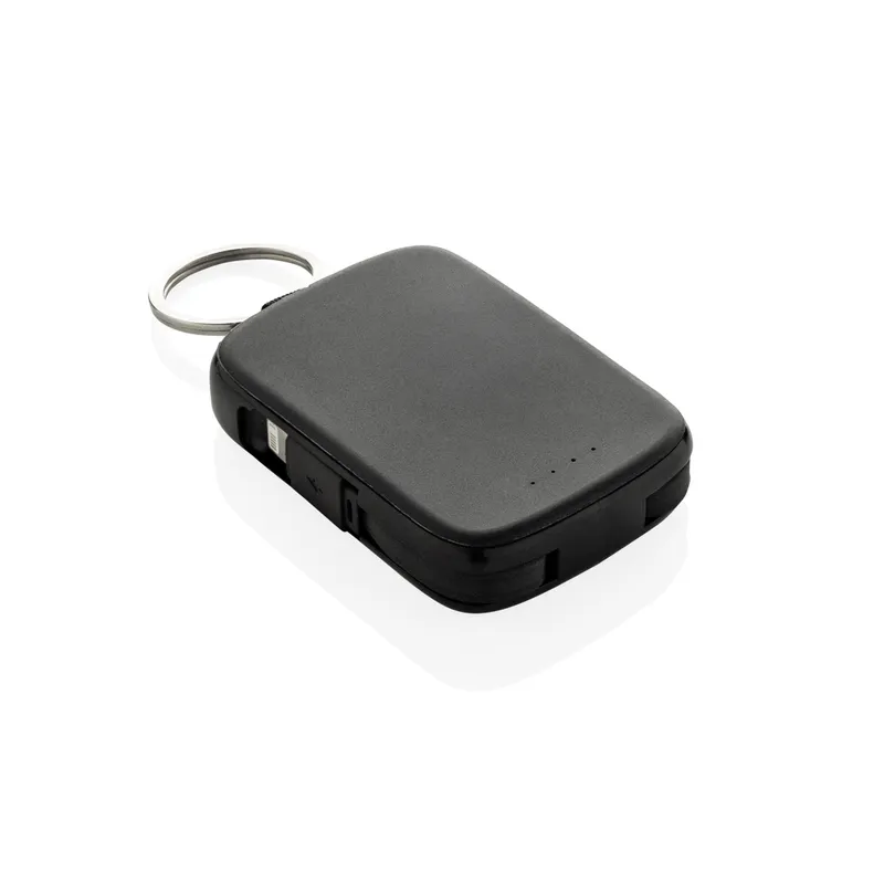 Nexo RCS keychain 2000 mah powerbank with integrated cables