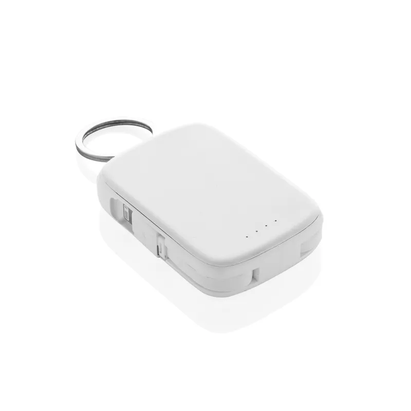 Nexo RCS keychain 2000 mah powerbank with integrated cables