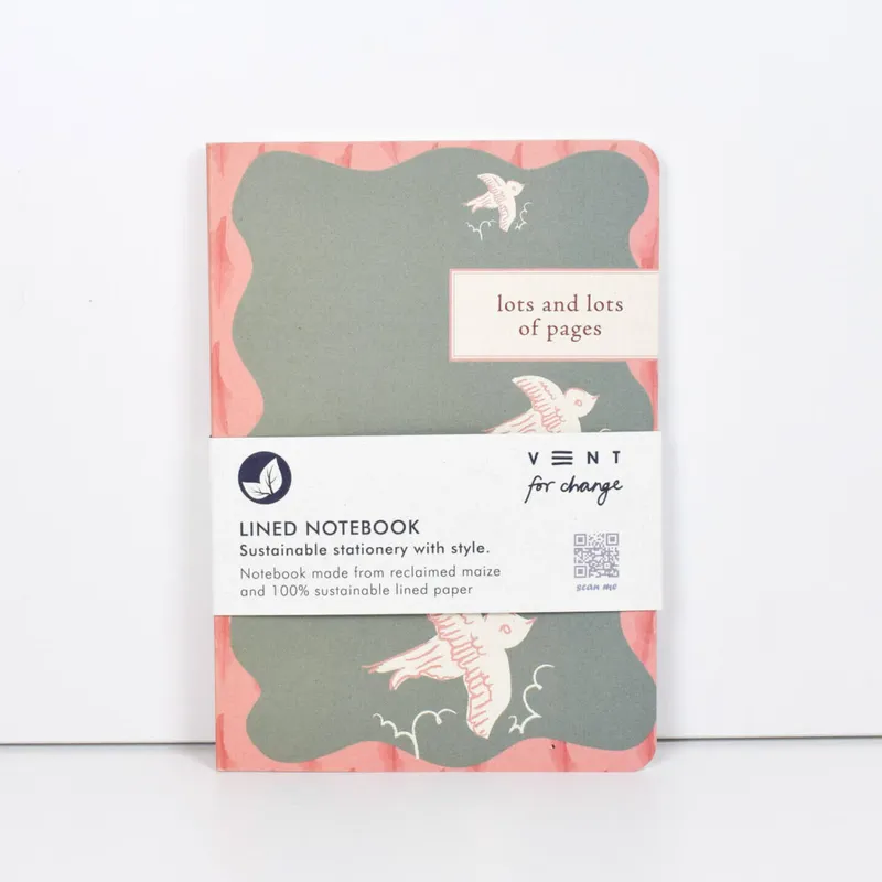 Flight Birds A5 Lined Notebook
