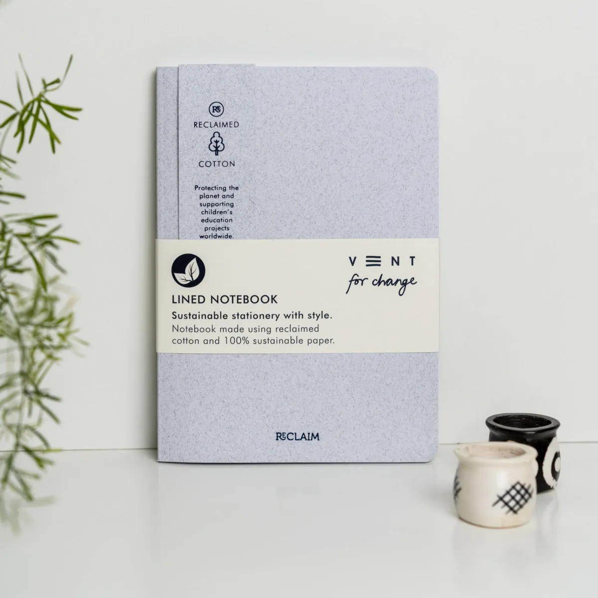 A5 Reclaimed Cotton - White