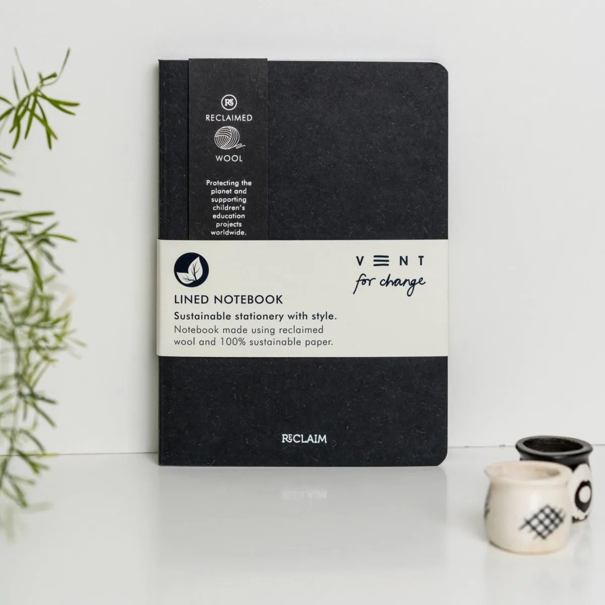 A5 Reclaimed Wool - Black
