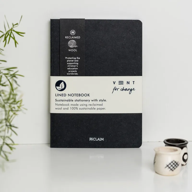 A5 Reclaimed Wool - Black