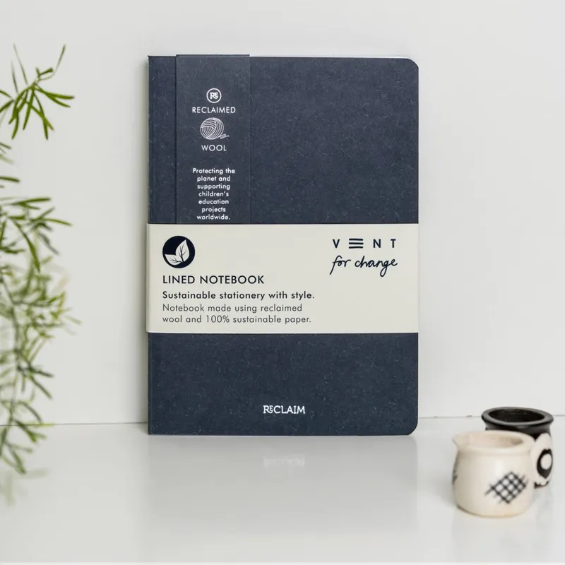 A5 Reclaimed Wool - Blue