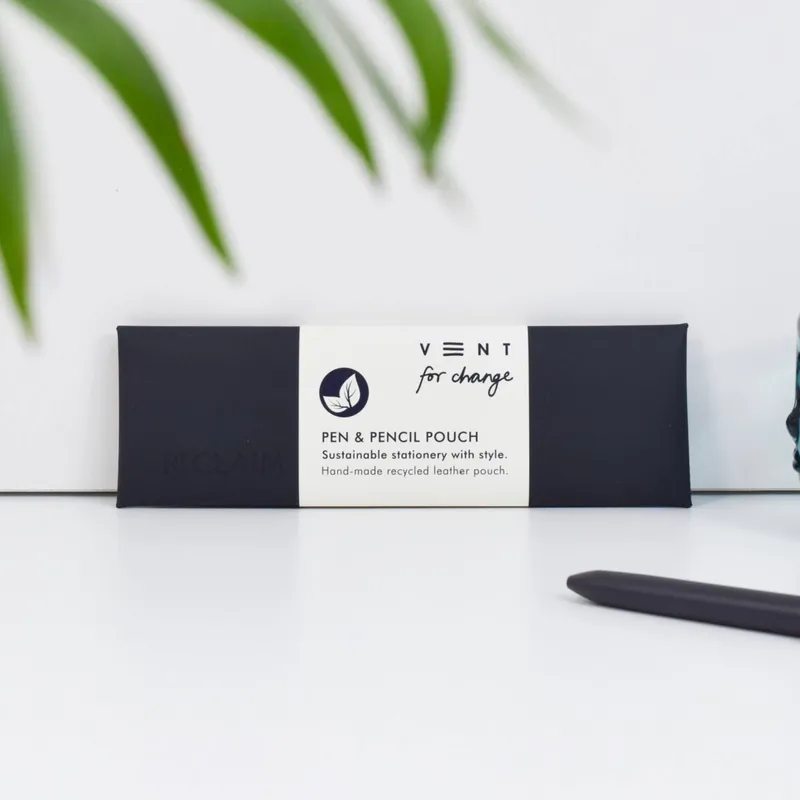 Reclaim Pen / Pencil Pouch Black