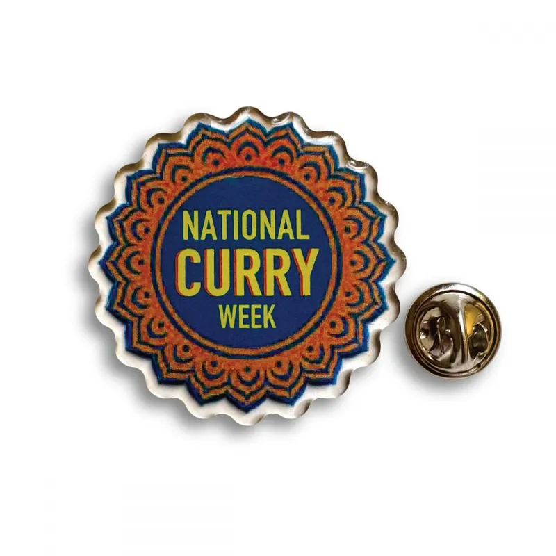 Recycled Acrylic Clutch Pin Badge (UK Made: Bespoke 35mm)