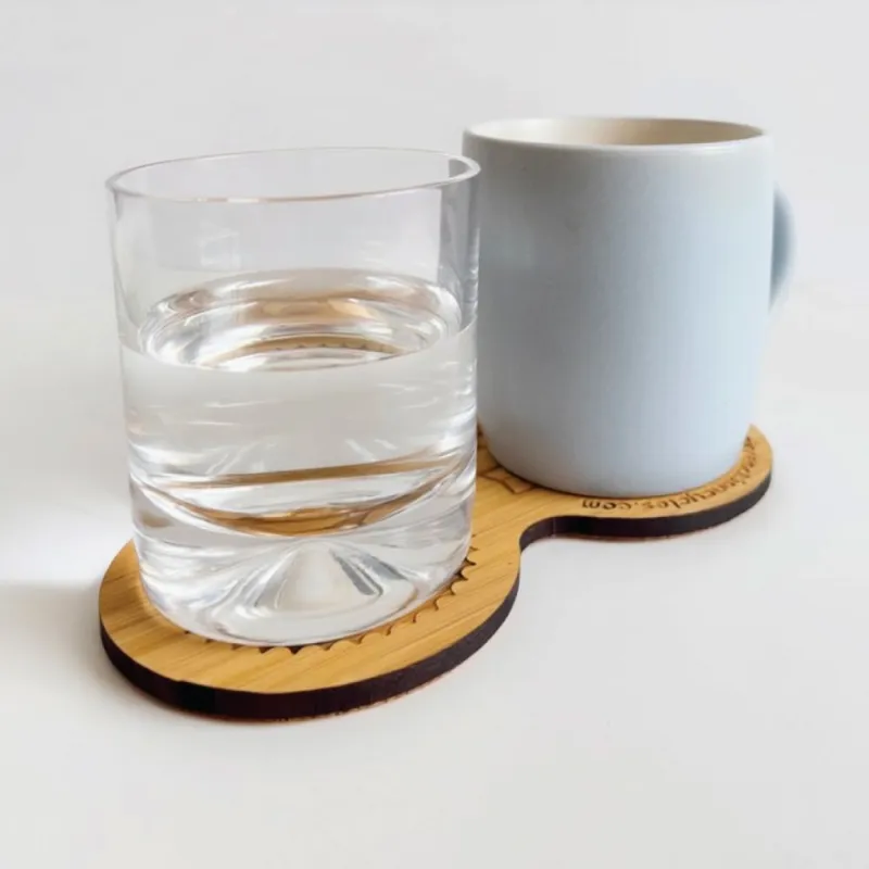 Bamboo Double Coaster (UK Made)