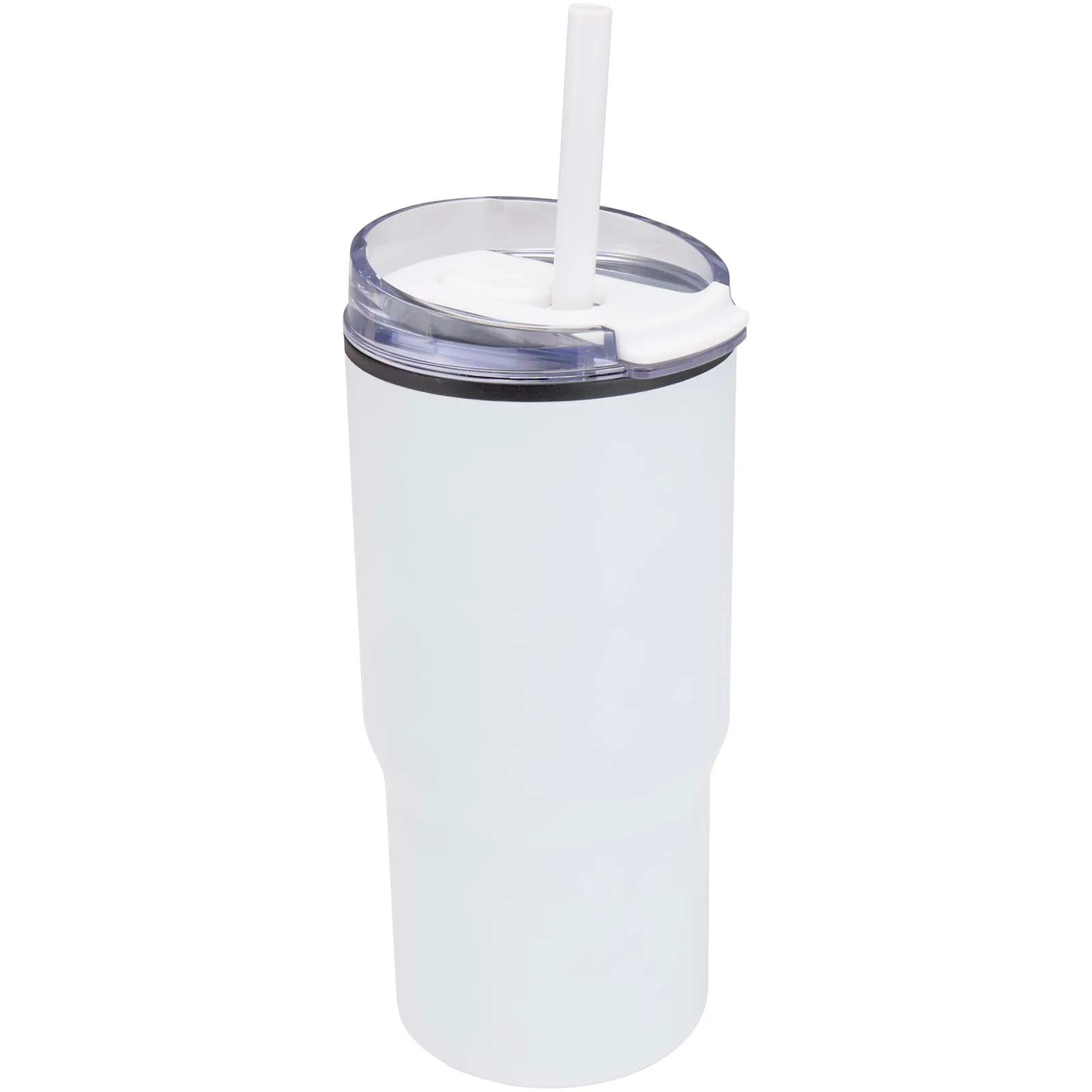 Westin 540 ml RCS recycled double wall insulated tumbler with straw