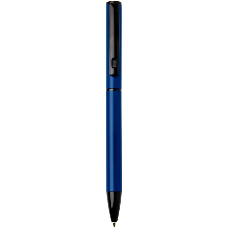Verton recycled aluminium twist ballpoint pen with sleeve (blue ink)