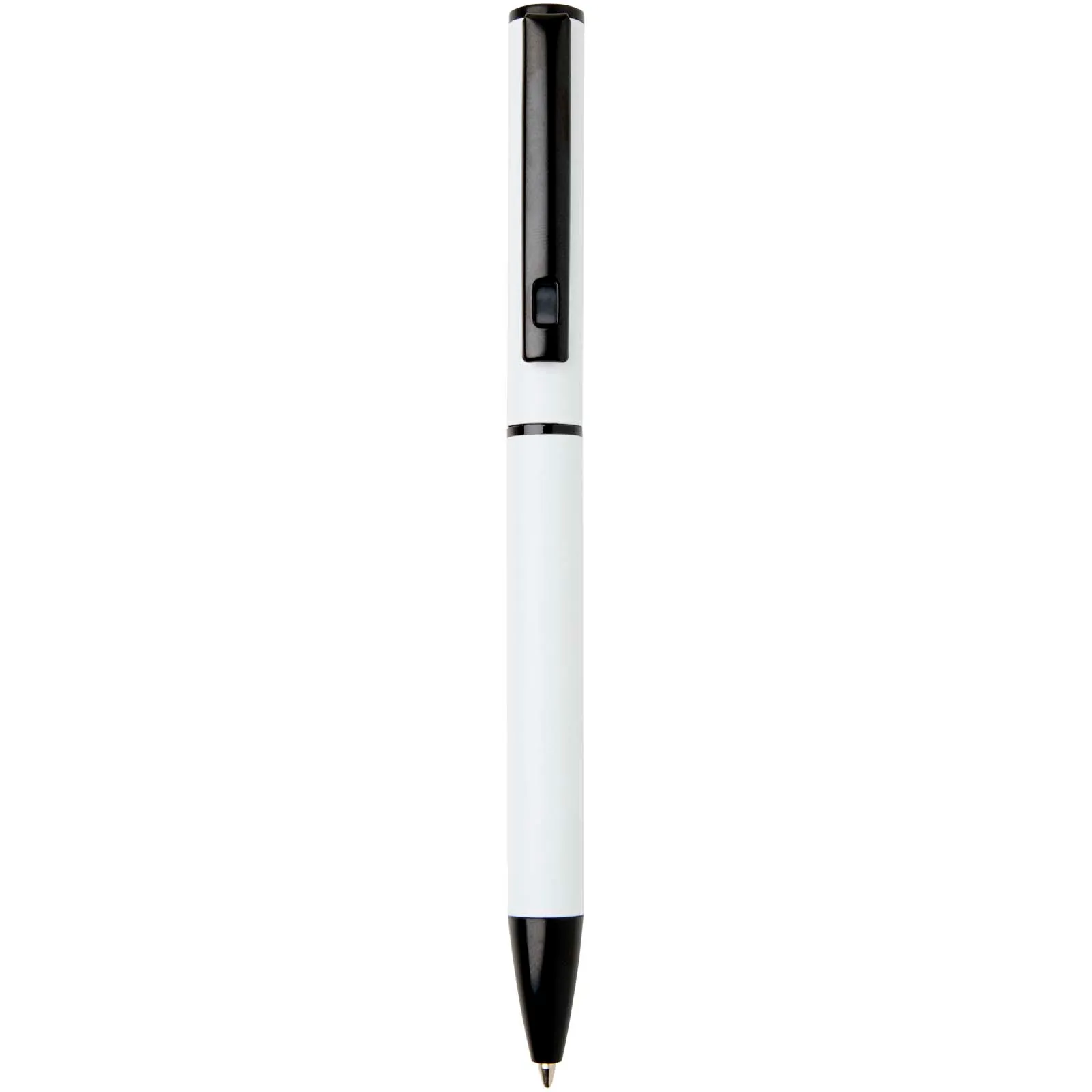 Verton recycled aluminium twist ballpoint pen with sleeve (blue ink)