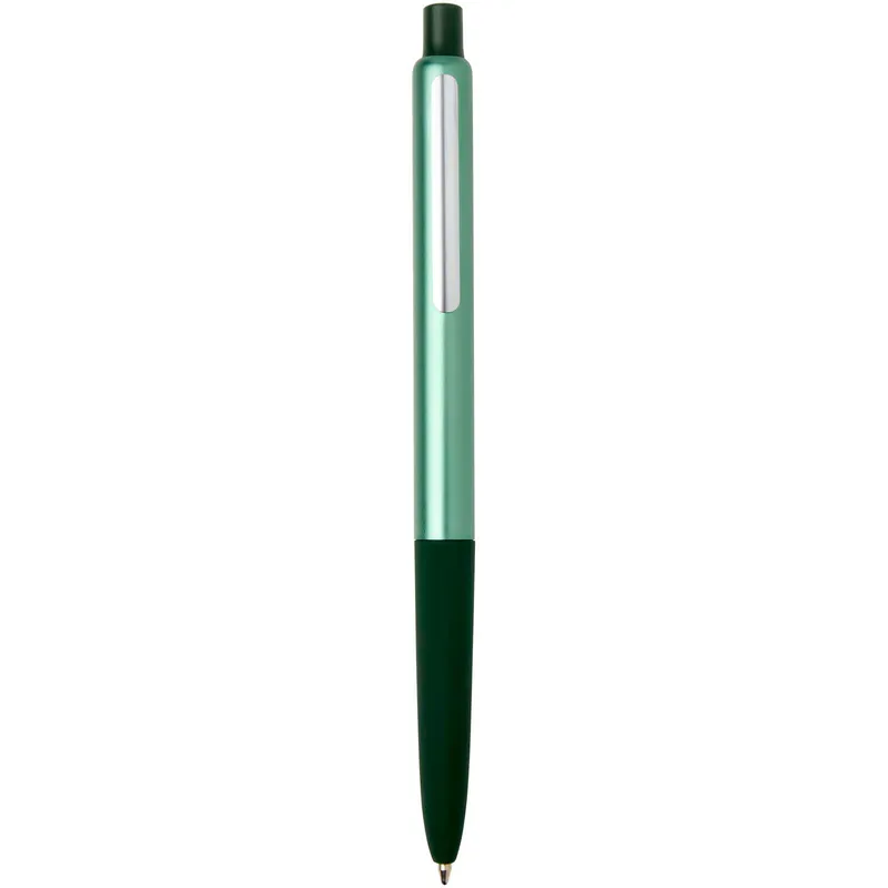 Soffit recycled aluminium click anodized ballpoint pen (blue ink)